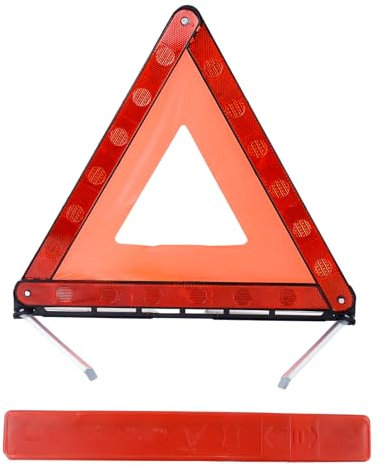 ROSYLEVE Warndreieck KFZ & Auto, Mit Aufbewahrungsbox Faltbarer Dreieck Autozubehör Pannendreieck Auto Triangle für Unfall & Pannen