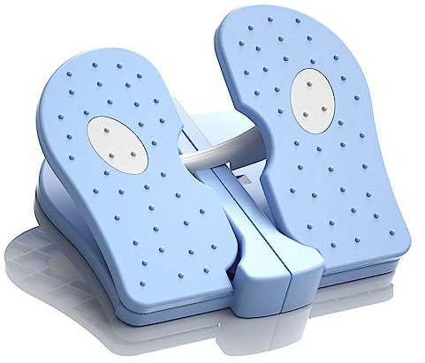 Mini stepper, équipement d'entraînement portable pour pédales, tendeur de jambe pliable assis sous le bureau, machine d'entraînement des pieds matelassée pour une utilisation au bureau à domicile