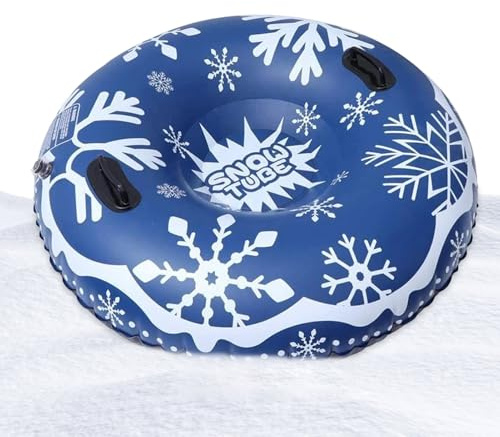 Tubo De Nieve Inflable - De Trineo A Prueba De Abrasión | Tubo De Nieve De PVC Resistente, Inflable De 43 Pulgadas para Deportes De Invierno Al Aire Libre, Pasarela, Entrada para Piscina