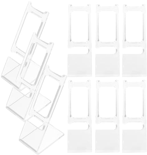 AKOOSY 10 St Transparent Akryl Armbands Klockställ Robust Hållare för Smycken Display i och Elegant Organiserare stil