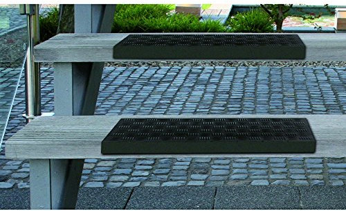 Stufenmatten Imperial Gummi schwarz-60 25x65cm