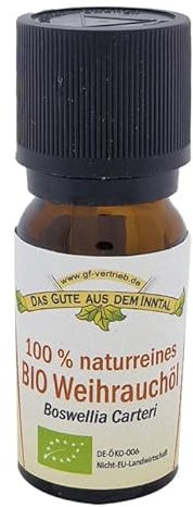 BIO Weihrauchöl 10 ml 100% naturreines ätherische Öl