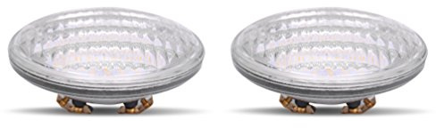 PAR36 LED 12 Watt Light Bulb Outdoor Garden Landscape Lighting Low Voltage 12V AC DC AR111 G53 Underwater Industrial Waterproof IP65 Lamp 6000k Pure White 12 Volt Swimming Pool Deck Lights Value 2Pack