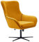 Mirjan24 Sessel Ezrubo, Polstersessel, Loungesessel, modern Relaxsessel mit Metallfüße, Dreh- und Kippmechanismus, Einzelsessel für Wohnzimmer oder Schlafzimmer (Velluto 08 + Velluto 20)
