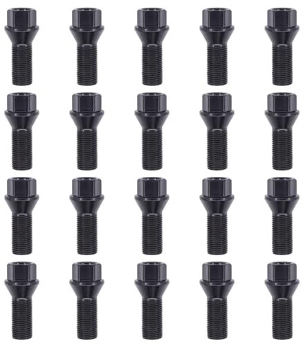 Radschraube Radbolzen Radschrauben M14x1,25 Radbefestigung Felgenschrauben Radwechsel Radmutter für 1er F20 F21 F40 2er F45 U06 F23 F22 G42 F44 F46 3er F30 G20 G28 F34 F31 G21 4er F36 F33 G23 F32 G22