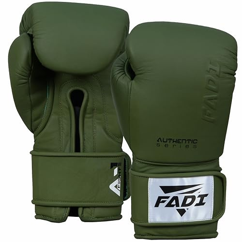 Fadi Sports A1 Pro Boxing Gloves - Genuine Cowhide Leather Training Gloves for Men & Women | Ideal for Boxing, Muay Thai, Kickboxing, MMA, Sparring & Heavy Bag Work