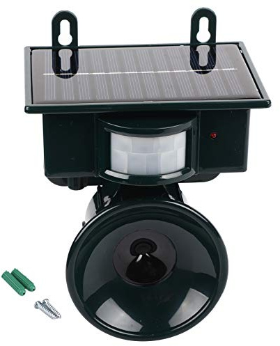 Ejoyous Vogelabwehr Ultraschall Vogelvertreiber Vogelschreck mit PIR-Bewegungssensor für Vögel Hunde Katzen Füchse und Mäuse