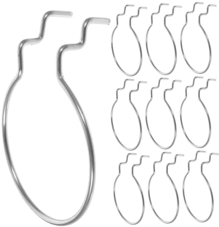 HIAKDOFT 12piezas Ganchos De Alambre Para Tableros Perforados Ganchos Metálicos Para Colgar Portavasos Accesorios De Almacenamiento Para Cocina o Garaje