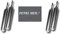 Set: 2 Packungen Behr Drop-Shot Blei Bleigewichte Long, 4 7 10 14 18 25 35 Gramm +Gratis Petri Heil! Aufkleber (25 Gramm)