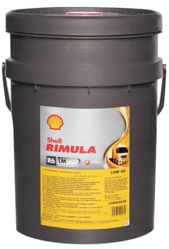 SHELL Motoröl 10W-40 Rimula Motor Öl ACEA E6 ACEA E9 ACEA E7 ACEA E8 ACEA E11 API CK-4 API CJ-4 API CI-4 API CH-4 R6 LM 20L
