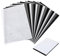 Lusofie 18 Stück Bastelfilz Stoff 20 x 30cm 1mm Filz Stoff Vliesstoff Schwarz Weiß Grau Filzstoff zum Basteln Kinderstickerei Näh filzplatten für DIY Basteln Nähen Handdekoration