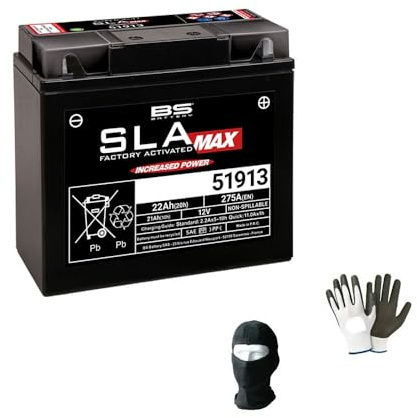 Compatible avec BMW R 1100 RT ABS 1100 dal 1996 al 2001 Batterie BS 51913 12-19 BL-BS SLA Max PRÊTE À l'emploi Charger des Batteries ACTIVÉES 21 AH AMPÈRE 12 Volt 183X79X171MM