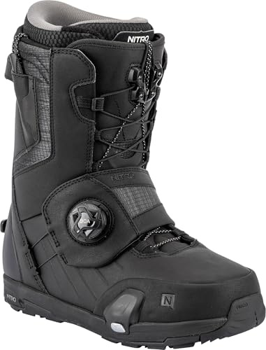 Nitro Profile Step On TLS Men's Snowboard Boots, Black, 12