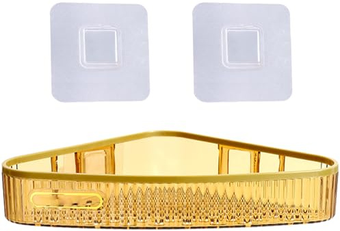 Bathroom Storage Shelf Toilet Wash Stand Organizer Rack Wall Mount Plastic Shampoo and Toiletry Holder