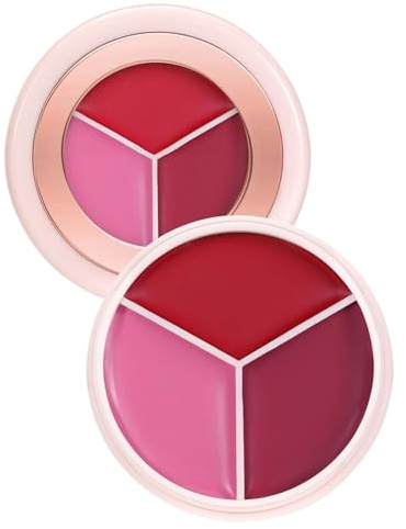 Hozaenwa Paleta De Rubor En Crema | Maquillaje Para El Rostro De Acabado Mate E Impermeable | Paleta De Maquillaje Para Labios Y Mejillas En Crema - Para Mujeres Y Regalos Para Novia Amiga Hermana Y