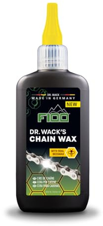 Dr. Wack - F100 Chain Wax - Cire Liquide pour Chaîne de Vélo - Protection contre Usure, Corrosion et Tâches - Fabriqué en Allemagne - Flacon 100 ml