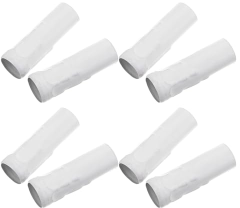 OUNONA 8 Piezas de Mangas de Base de Candelabro en Hierro para Portalámparas E14 Diseño de Borde Acampanado, Adecuado para Lámparas Colgantes en Salas de Estar