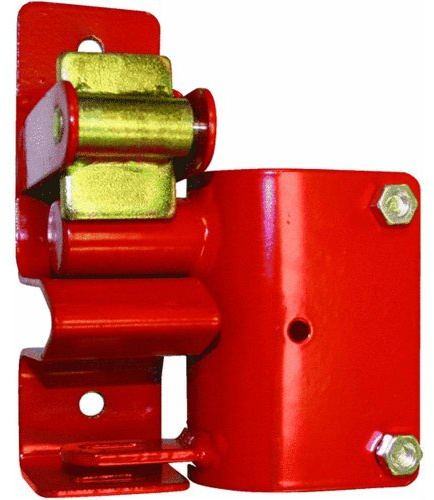 SpeeCo Genuine One Way Gate Latch, Lockable, Red. Perfect for Ranches, Pastures, and Farms. Part Number S16100500