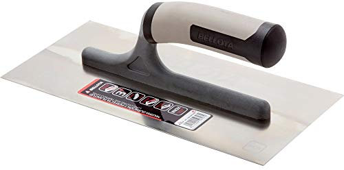 Bellota 5864 BIM INOX Llana acero inoxidable mango abierto bimaterial, 280x120 mm, Gris, 0