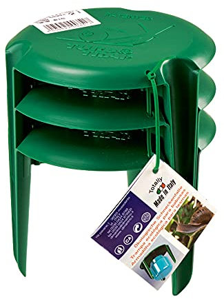 TRAPPOLA ECOLOGICA PER LUMACHE 3 pezzi COPERCHIO ESCA LUMACA