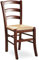 ZStyle Silla Venezia de madera de nogal, para restaurante, paja, agroturismo, cocina, casa, arte clásico (paja)