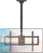 ELIVED EV3016 Support de plafond pour TV pour la plupart des téléviseurs plats et incurvés de 37 à 75 jusqu'à 50 kg, VESA max. 600 x 400 mm, hauteur réglable en hauteur, pour toit plat ou toit