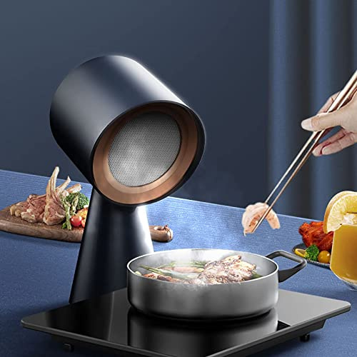 Desktop Cooker Hood, Portable Extractor Hood, 2m3/Min Strong Suction, One-Click Adjustment, Two Gears Optional, Easy to Clean, Low Noise, Suitable for Home, Kitchen, Gift for A Friend