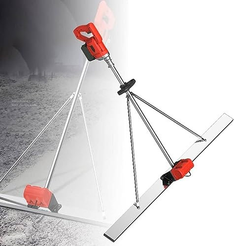RèGle Nivellement Ciment Chape éLectrique Kit vibratoire pour Chape en béton, Outil de Finition pour béton, grattoir électrique pour béton, Moteur Vibrant de Finition pour Ciment 150