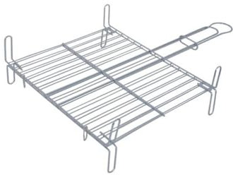 MSV 2107676 Grille avec Pied Acier Chromé 30 x 35 cm