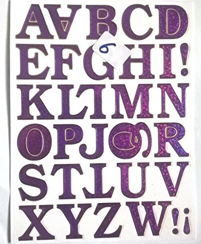 B2SEE Bucstaben-Aufkleber-Sticker ABC-Alphabet zum aufkleben