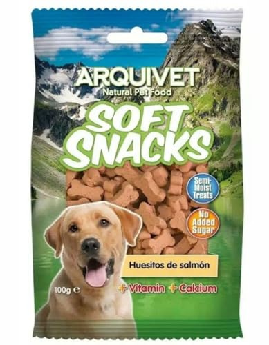 Arquivet Soft Snacks Bonbons Saumon 100 g (Lot de 1)