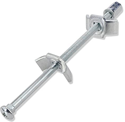 Mprofi MT® Conectores de Muebles - 2 Piezas - 150mm - Acero Galvanizado - Rosca M6