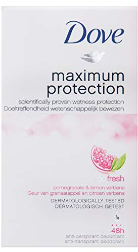 Dove Maximum Protection Pomegranate and Lemon Verbena Anti-perspirant Cream Stick 45 ml