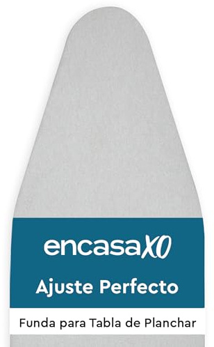 Encasa XO Funda Tabla De Planchar Metalizado Reflectante De Silicona, 72x30 cm Pulgadas con Espuma Gruesa Y Almohadilla De Fieltro, Resiste Quemaduras Y Manchas, Reduce El Tiempo De Planchado