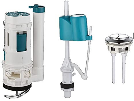 Toilet Fill Valve Repair Kit Water Saving Water Tank Accessories Toilet Flush Button Fill for Bathroom Home Office (18mm)