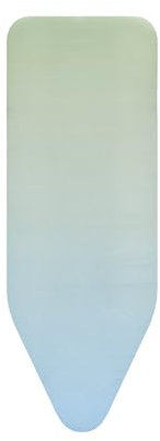 Housse de Table à Repasser Brabantia Taille C 124 x 45 cm – Soothing Sea | Couche supérieure 100% Coton avec Rembourrage en Mousse de 8 mm | pour Tables à Repasser de Taille C | Durable et Lavable