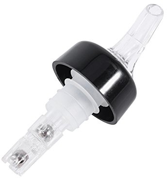 Generic Bottiglia Dosatrice in Plastica da 50 Ml per Liquori, Vino da Pub, Versatori Rapidi Perfetti per Bar Domestici, Realizzata in Materiale per Uso Alimentare (WHITE)