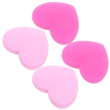 Veemoon Set 4 Smorzatori Vibrazioni per Racchette da Tennis a Forma di Cuore in Silicone, Ammortizzatori Antivibranti per Accessori Racchetta, Protezione Polso e Comfort di Gioco