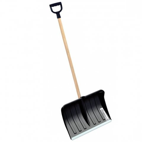 Prosperplast Schneeschieber Alpinus eco - Schwarz - Aluminium, Kunststoff - Multi-Purpose - Garten