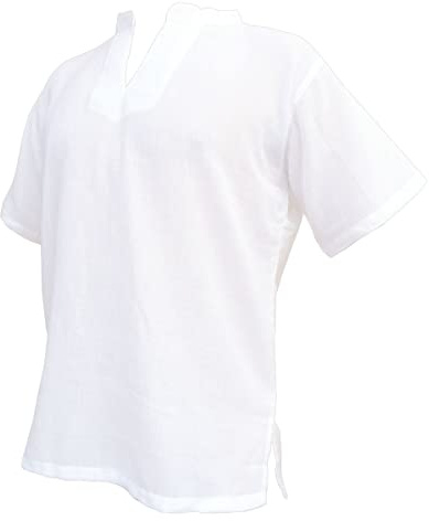 PANASIAM shirt, RZI-02, no Button, white, XL, shortsl.