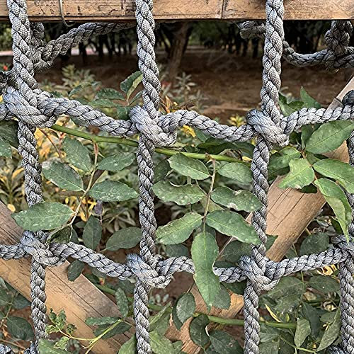 KDSD8FFF Kinder-Klettergerüst-Netz, Spielplatz-Klettergerüste, Schaukel-Strickleiter-Kletternetz, Outdoor-Fracht-Gurtband-Netz Für Fracht, Haustier, Pflanzenstütze,3 * 4m(9.9 * 13.2ft)