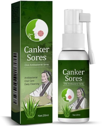 Mouth Ulcer Treatment Spray,Ulcer Breath Sprays,Mouth Ulcer Spray,Mouth Ulcer Treatment for Adults,Herbal M/outh Sp/ray for U/lcer T/reatment,Canker Relief S/Pray,Breath Freshener S/Pray