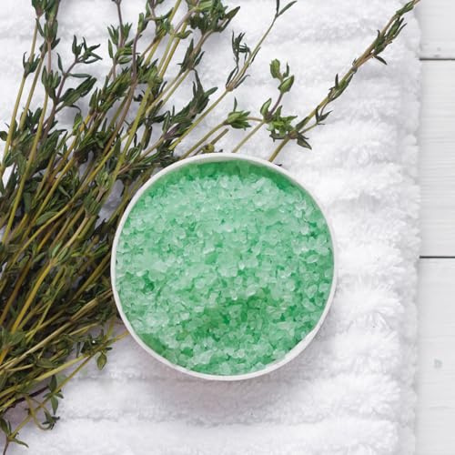 UPGRADE-8 Sal de baño de 900 g | Baño relajante, relajación y descanso | En noble tarro de cristal con cierre de madera | sin refinar y rico en minerales | natural y con hierbas