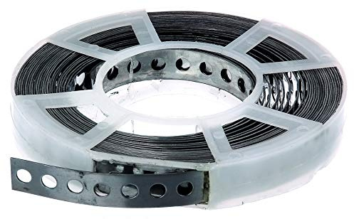 Alberts 361143 Lochband | mit oder ohne Abrollkasette | Edelstahl | Breite 17 mm | Länge 10 m