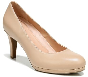 Naturalizer Women's Michelle Pump Tender Taupe Leather 8 M