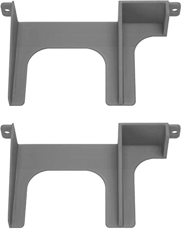 2PCS Plateau SSD 2,5 Pouces, Support de Montage SSD 2,5 Adaptateur, Support de Baies de Disque Dur HDD SSD Support de Montage en Métal Adaptateur pour Console PS2 SCPH 30000 SCPH (Gris Argent)