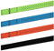 4st Ersatz Herzfrequenz Monitorbänder, 2x40cm 4 Farben Weicher Herzfrequenzgurt Verstellbarer Armbandgurt Herzfrequenz Monitorband für OTF Beat Herzfrequenzsensor