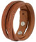 Simaru Hochwertiges Lederarmband aus Premium Leder Made in Germany mit Gravur, personalisiertes Geschenk für Männer und Frauen (Braun)