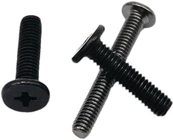Nero Piccolo Phillips Ultra Sottile Wafer Vite A Testa Piatta Bullone Per Il Computer Portatile Notebook Telefono Occhiali M1.2 M1.4 M1.6 M2 M2.5 M3 M4 M3 3.5mm