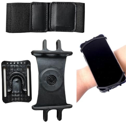 Brazalete Deportivo, Brazalete Movil Running Desmontable, Brazalete para Smartphone de Carrera 360° Rotación Ajustable, Brazalete Móvil Deportivo, Brazalete Deportivo para Correr, Ciclismo, Gimnasio